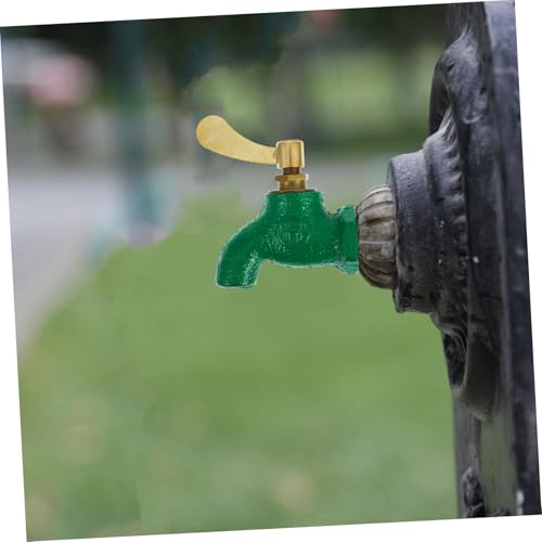 Grifo de hierro antiguo para lavandería doméstica y riego de plantas en jardín 5