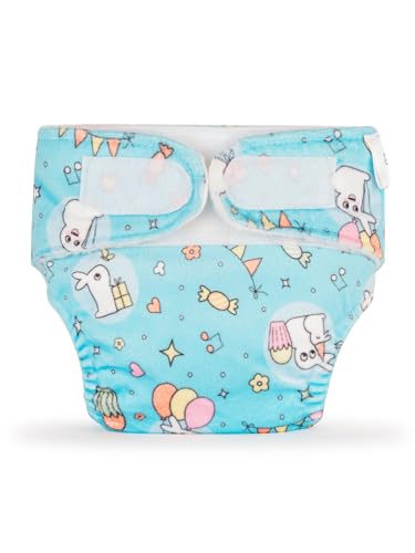 Image of SuperBottoms Newborn UNO Premium Cloth Diaper with Insert (0 to 3m) | Washable & Reusable Diaper with Organic Cotton Pad | Superior Absorption | Waterproof | SuperDryFeel Layer | Super Soft & Gentle
