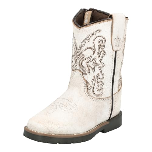 Image of Smoky Mountain Boots Toddlers' Autry Square Toe Leather Western Cowboy Boots
