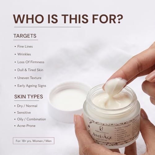 Image of Premoura Anti Aging Day Cream with Retinol 0.2% and Hyaluronic Acid 100g | Strengthens Skin Barrier, Boosts Hydration | Vitamin C Cream For Women and Men |Collagen, and Peptides