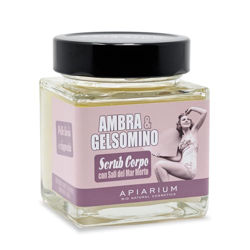 APIARIUM Scrub Corpo Bio Ambra e Gelsomino, 410 Gr, Esfoliante