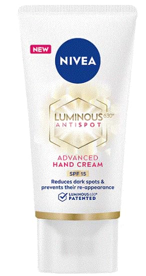 NIVEA Luminous630 Hand Cream Bundle, 2 x 50 ml Tubes, Nourishing Daily Moisturizing Formula for Smooth Hands, Lightweight Non‑Greasy Texture, Perfect for Everyday Use