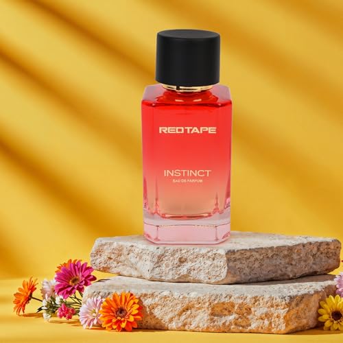 Image of Red Tape Instinct Eau De Parfum for Men 100ML Perfume Spray | Long Lasting Woody & Musky Fragrance | Premium Scent | Sophisticated Masculine Aroma | Luxury Gift for Men