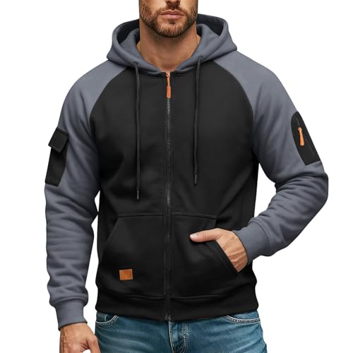 Tactical Hoodie for Men Fleece Long Sleeve Tactical Hooded Sweatshirts - image 2
