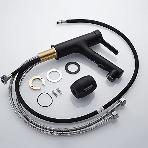 Mitigeur 3 modes robinet de lavabo rétractable multifonction pour vasque - 8