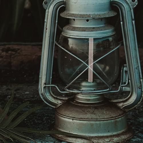 6 rollos mecha plana de algodón para lámpara de aceite miniatura 5
