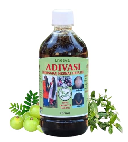 DR. SOFFI - ADIVASI BHRINGRAJ HERBALS Hair Oil, 250ml 100% Natural