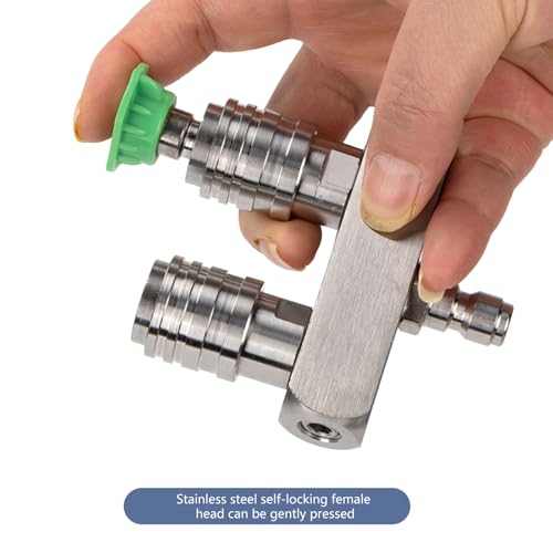 Buse de lave-glace universelle double buse 2 en 1 acier inoxydable - 7