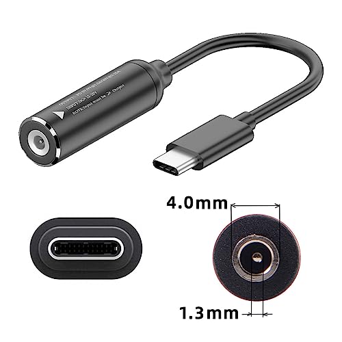 Cable USB-C a DC Jack 4.0x1.3mm xiwai de carga para portátil y teléfono 4