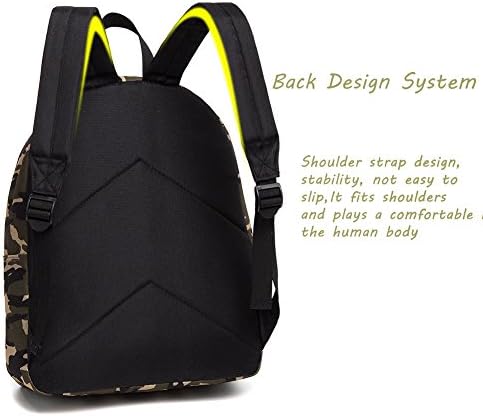uk army Camouflage Children Backpacks for Boys and Girls