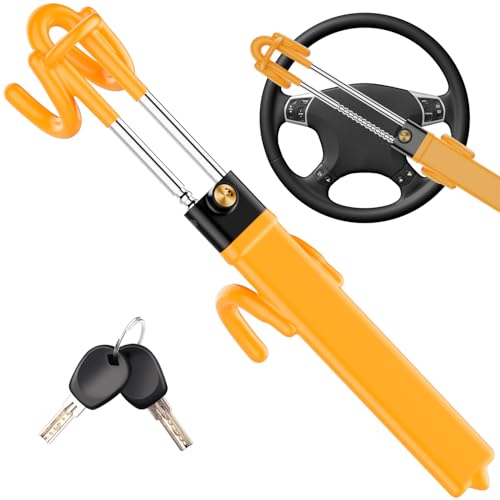 MONOJOY Steering Wheel Lock Car Lock : Anti-Theft Car Device