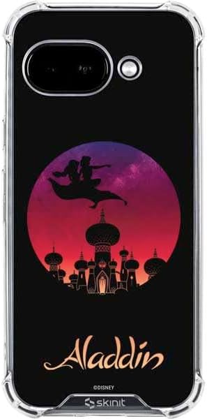 Skinit Clear Phone Case Compatible with Google Pixel 9a - Officially Licensed Disney Aladdin A Whole New World Art Design