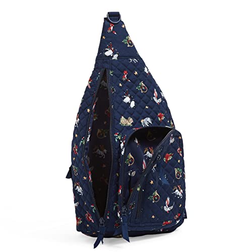 Image of Vera Bradley Women's Cotton Sling Backpack Bookbag