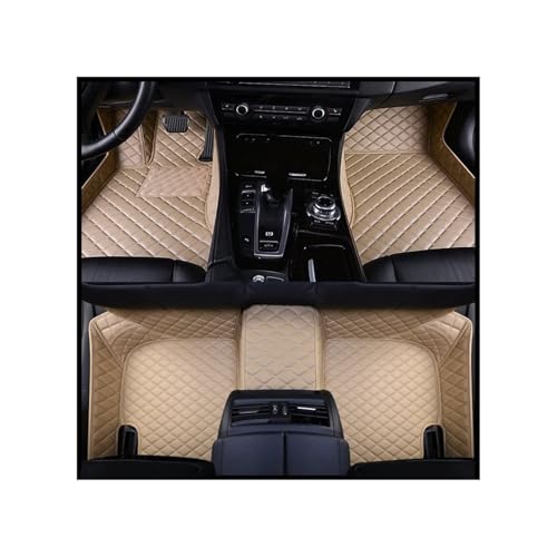 Tapis de sol de voiture en cuir sur mesure pour VW Golf 5 MK5 2004-2008 version 5 places