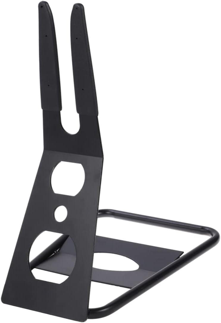2Pcs Bike Parking Rack Metal Cycling Repair Display Stand Portable Floor Arm Holder for Bikes Resistant Design for Home Garage Use