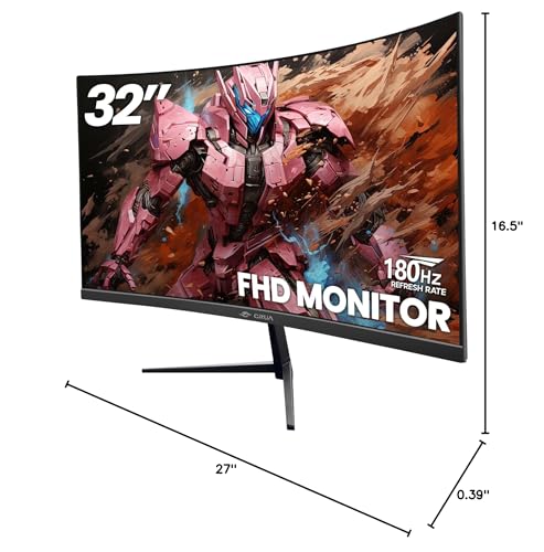 CRUA CRUA 32Inch Curved Gaming Monitor CR320QB の商品画像 7