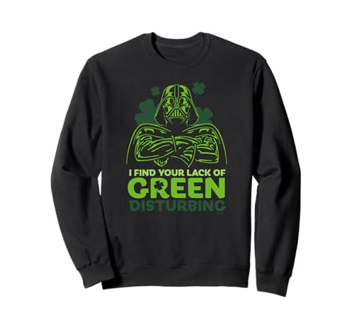 Sweat Star Wars homme Saint-Patrick Dark Vador pull imprimé humour