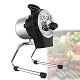 LjyAeono Cortador eléctrico, Molinillo de Alimentos Comercial, Molinillo de Frutas, preparación rápida de Alimentos, artefacto de Corte FC-110CL