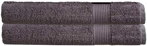 Olivia Rocco Egyptian Cotton Towels Home Bathroom Towel Set Bale Fade Resistant 500gsm Home Collection Bales Bath Sets, 2 Hand Towels White