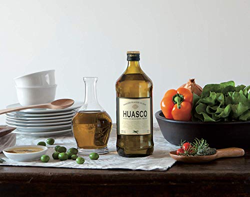 Huasco - Extra Virgin Olive Oil First Cold Press (16.9 Fl Oz + 33.8 Fl Oz) #TOP3