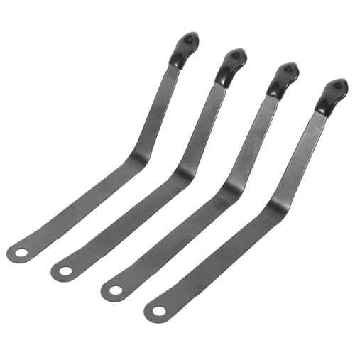 PRETYZOOM 4 Clips Antideslizantes para Partituras de Acero al Manganeso, Clips de Página para Atril de Música Resistentes al Viento, Soporte Portátil para Libros de Cocina y