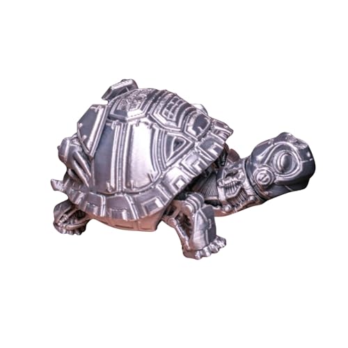 3D Printing Mechanical Turtle Model, Cool Hinge Mechanical Turtle Statue 4.5 Inches, Mobile Joints, Suitable for Christmas Desktop Decoration Gifts