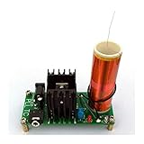  Mini Music Tesla Coil Plasma Lautsprecher Tesla Arc Generator Resonante Funkübertragung DC 15V-24V 15W Stereo Fertig
