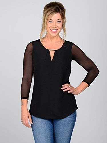 Sleevey Wonders Women’s 3/4 Length Slip-On Mesh Sleeves – Sheer Reversible Arm Cover Up, Cooling Shrug Bolero for Dresses - Image 4