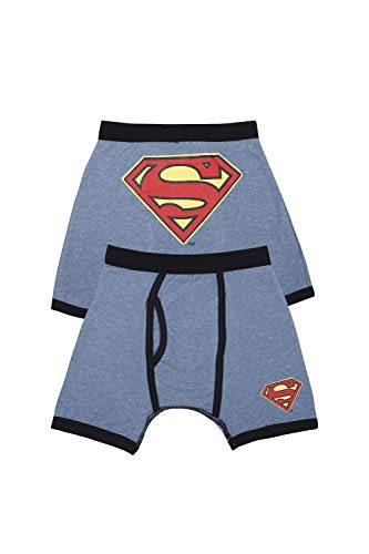 Dc Comics 019355-999 Boys' Little Batman 2 Pack Vintage Superman Boxer Brief Underwear Multicolored thumb #2