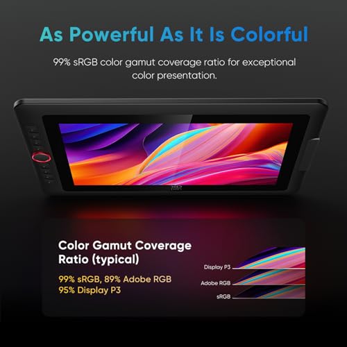 Xppen Artist13.3 Pro V2 Drawing Tablet With Full-Laminated Screen, 99% Srgb Color Gamut, 13.3" Portable Graphics Pen Display With X3 Pro Smart Chip Stylus, 8 Shortcut Keys, Works With Windows, Macos - 6