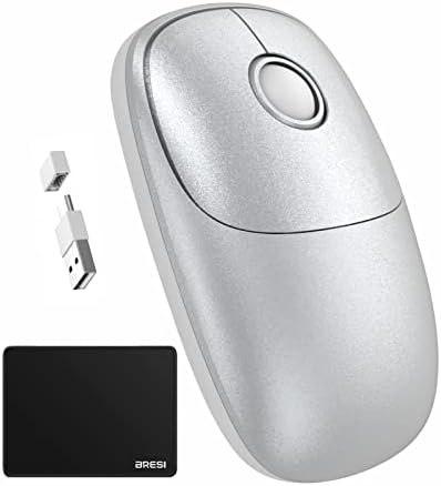 Bluetooth Wireless Mouse, Bluetooth Wireless Mouse for LaptopBT 5.0/3.0+2.4G)Computer Mouse Wireless Optical Mice Silent laptop Mouse USB Mouse for IPAD MacBook Tablet Notebook PC Phone (Purple)