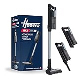 Hoover HF3 Anti-Hair Wrap Cordless Vacuum Cleaner 440W, LED Display & Touch Control, 60 Min Runtime, Free-Standing, Double Edge Cleaning with LED Headlight, Crevice Tool & Wall Mount [HF310H]