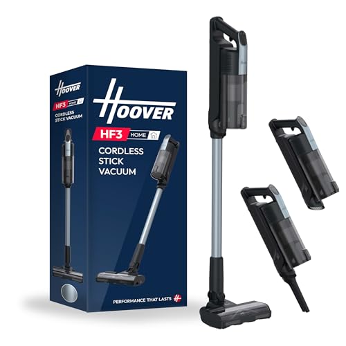 Hoover HF3 Anti-Hair Wrap Cordless Vacuum Cleaner 440W, LED Display & Touch Control, 60 Min Runtime, Free-Standing, Double Edge Cleaning with LED Head