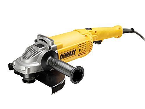 Amoladora angular Dewalt de 2000W con disco de 230 mm para desbaste rápido
