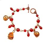 Bracciale Ciondoli Pendenti Charms Carte Poker Orologio Alice Paese Meraviglie Vintage Assi
