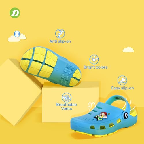 Image of DOCTOR EXTRA SOFT Unisex-Child Kids Classic Ultra Soft Clogs /Sandals with Adjustable Back Strap| Comfortable & LightWeight| Stylish & Anti-Skid| Indoor & Outdoor Casual Sports Mules Boys & Girls D-514