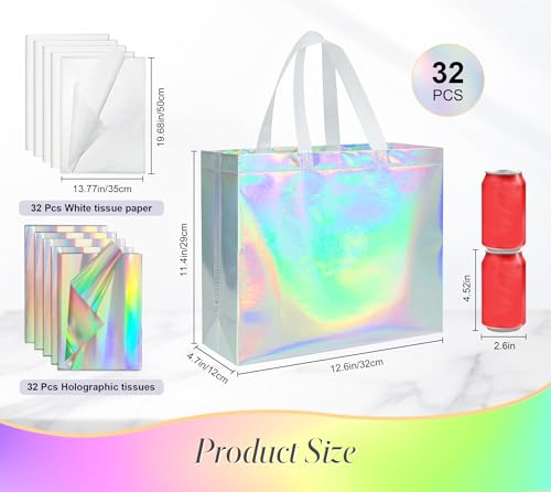 50% Off ZIFTY 32 Iridescent Reusable Gift Bags - Image 3