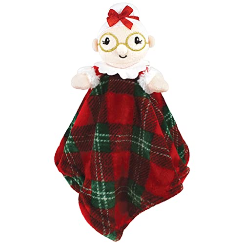 Image of Hudson Baby Unisex Baby Plush Blanket with Security Blanket, Mrs. Claus, One Size
