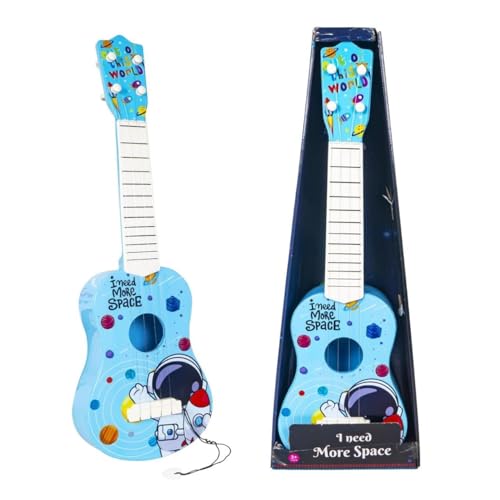 Image of Kids Guitar - 17 inch 4-String Acoustic Musical Toy for Beginners | Educational Learning Instrument for Boys & Girls Age 6+ | Mini Acoustic Guitar Toy