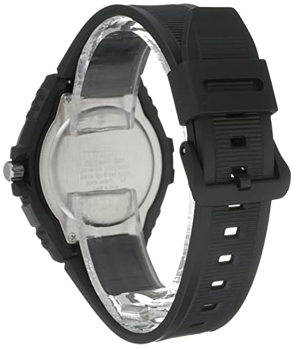 Image of Casio MWA100H Series | Men's Analog Watch |100M WR | Stainless Steel Bezel | LED Illuminator Backlight with Afterglow | Resin Band | 3 Hands (HR, MIN, SEC) | 3 Year Battery