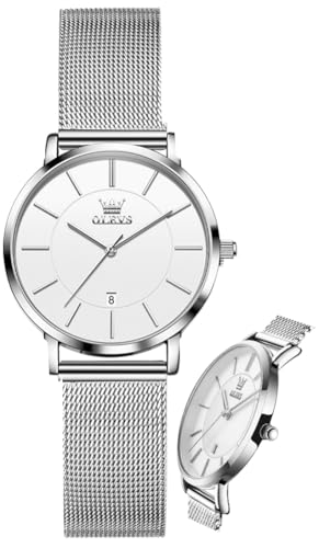 Image of OLEVS Womens Watches Classic Dress Female Wristwatch Ladies Stainless Steel Lady Watch