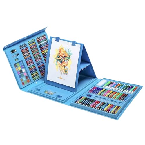 Bolígrafo de dibujo genérico para – Conjunto de 208 piezas de pintura de secado rápido | Kit de lápices de acuarela para colorear, conjunto de bolígrafos de almacenamiento para niños y niñas