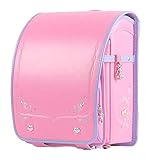 [Leawin] 軽量 2020年 ランドセル 男の子 女の子 高級合皮 大容量 自動ロック 防水仕上げ schoolbag 通学 入学お祝い A4フラットファイル対応 小学生通学鞄 5色展開 6 (ピンク)