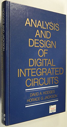 Analysis and Design of Digital Integrated Circu... 0070291535 Book Cover