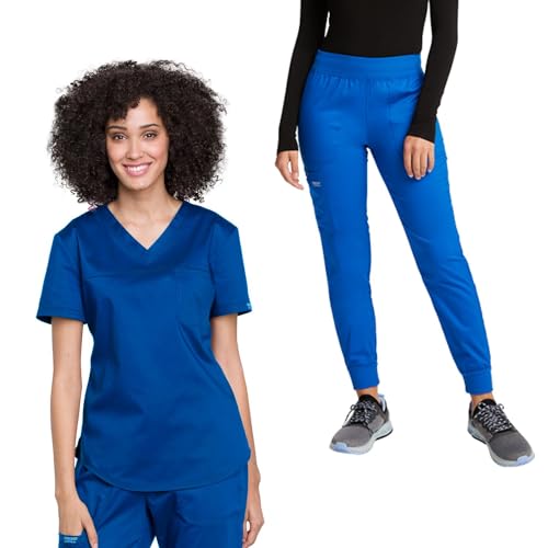 Tenue médicale Cherokee stretch haut col V et pantalon jogging