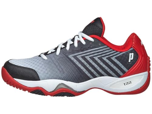 Prince T22 Lite Black/White/Red Men's Shoes2
