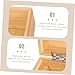 COLLBATH Reusable Cigar Box Portable Wooden Humidor Storage Smooth Finish for Travel for Cigar and Object Organization