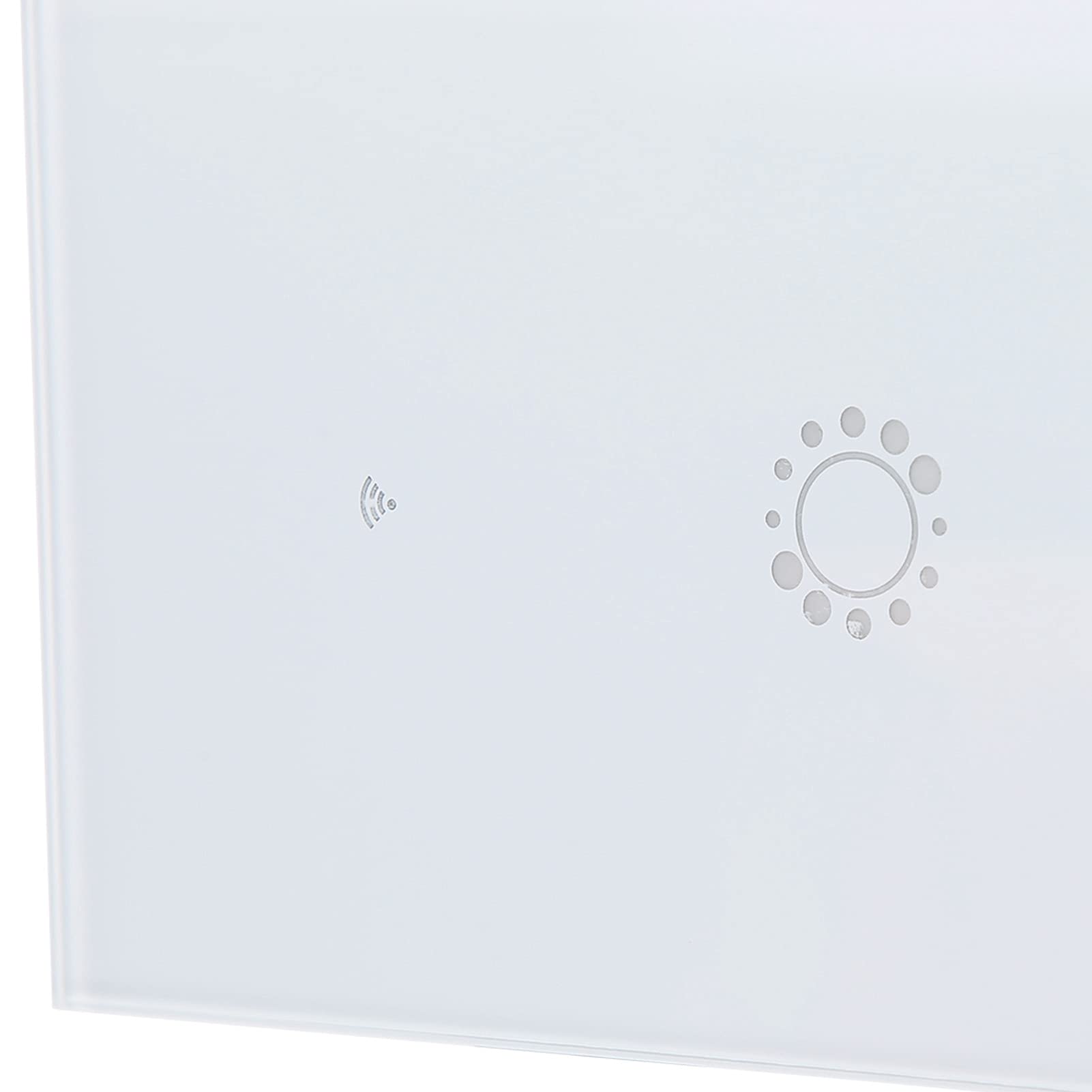Interruttore Smart Touch, Telecomando WIFI per Home IFTTT Roqi, con Materiale ABS, Corrente Nominale 10 A, 95-240 V CA, Bianco per Casa Ufficio Negozio Ristorante