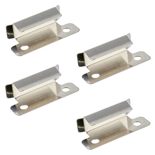 HUAERW 4Pcs 3D Printer Bed Clips Heat Bed Glass Clips Clamps, for Fixed Glass Plates and Hot Beds.Compatible Ender 3 End