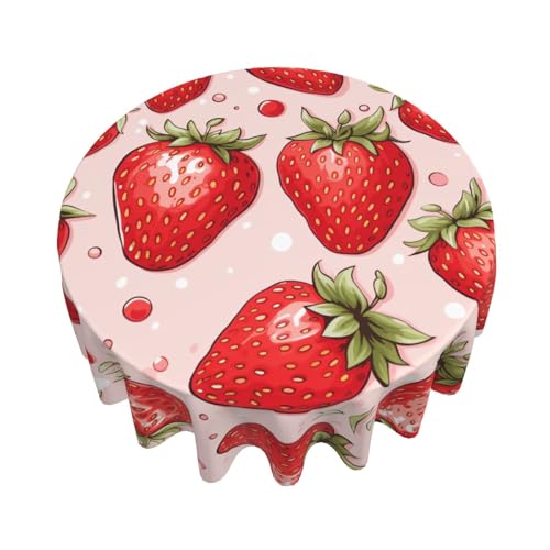 Nappe de 152 cm imprimée fruits pour protéger et décorer une table de fête